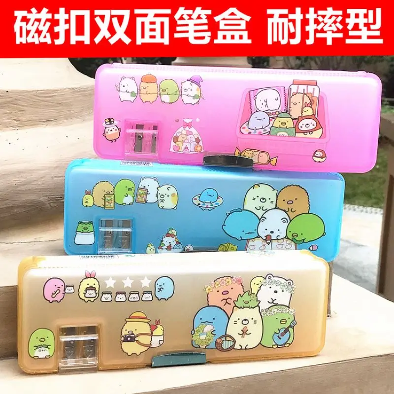 

Новый милый мультяшный Sumikko Gurashi для детей дошкольного возраста многофункциональная коробка для канцелярских принадлежностей