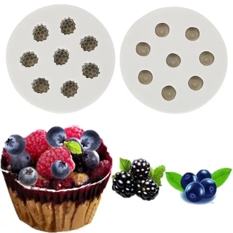 3D черника в форме малины силиконовая форма для мыла конфет мармеладного торта