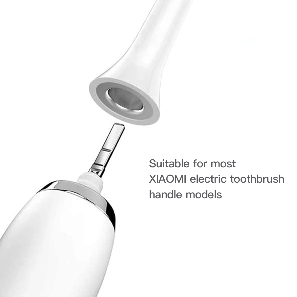 20-50pcs/Set Replace Brush Heads For XIAOMI T100 White Clean Vacuum Soft DuPont Bristle Brush Nozzles Wholesale Oral Care enlarge
