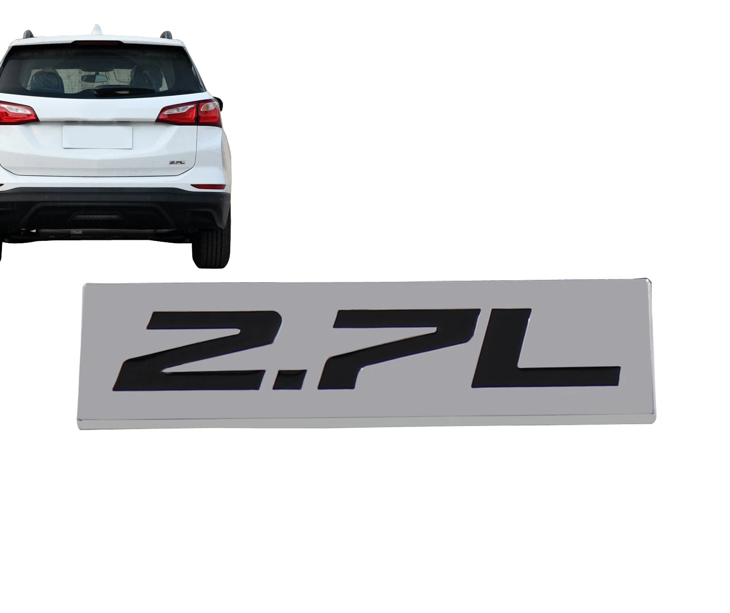 Хромированный Черный 2 7 л для детской эмблемы крышки багажника наклейка значок |