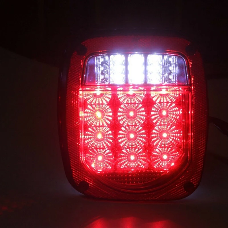 2 шт. светодиодный задний стоп светильник обратный сигнал поворота для Jeep Wrangler TJ CJ