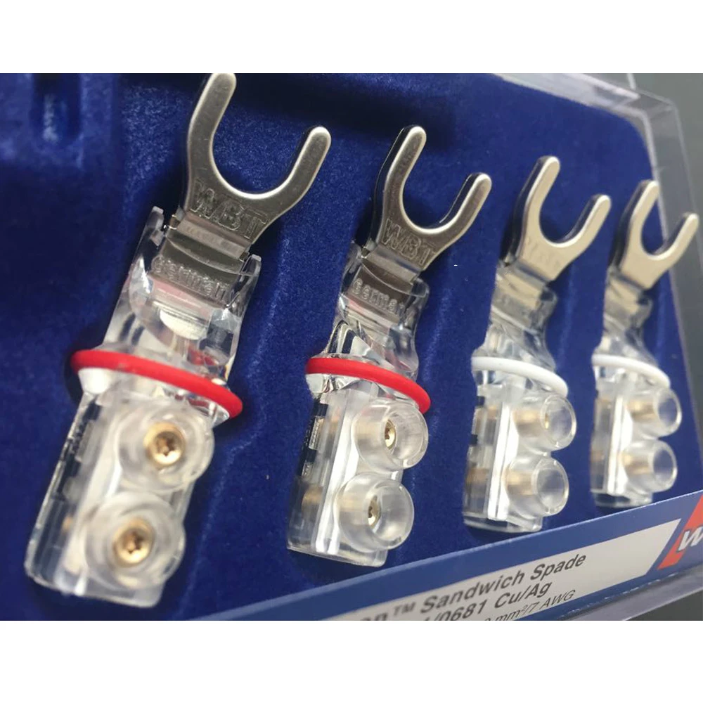 Hi end WBT 0681 AG Серебристые Y образные разъемы для сварки колонок образный Звуковой