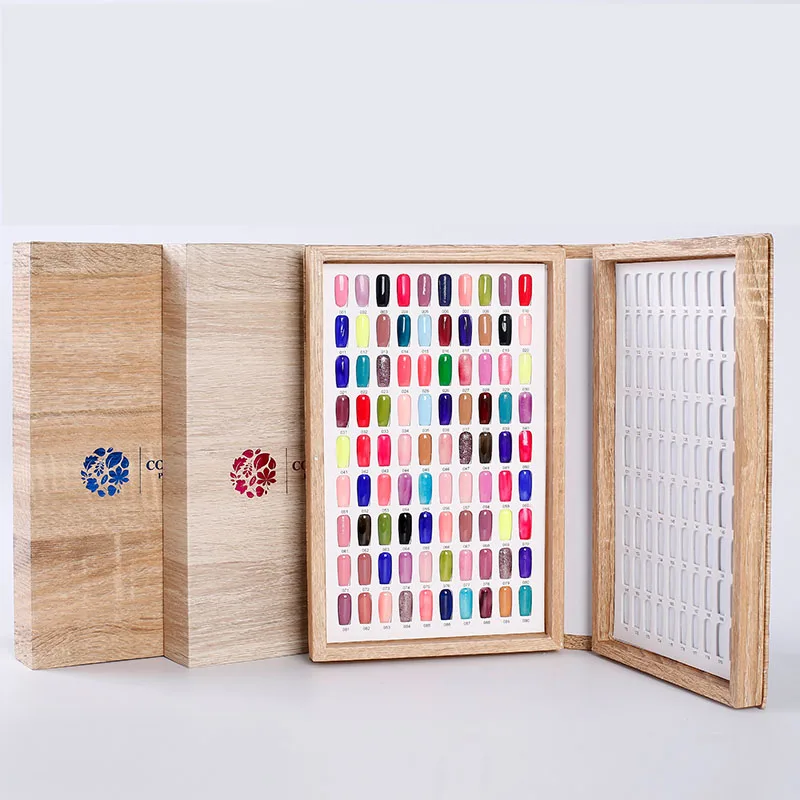 Профессиональная Модель гель лака для ногтей коробка с цветным дисплеем книга 180