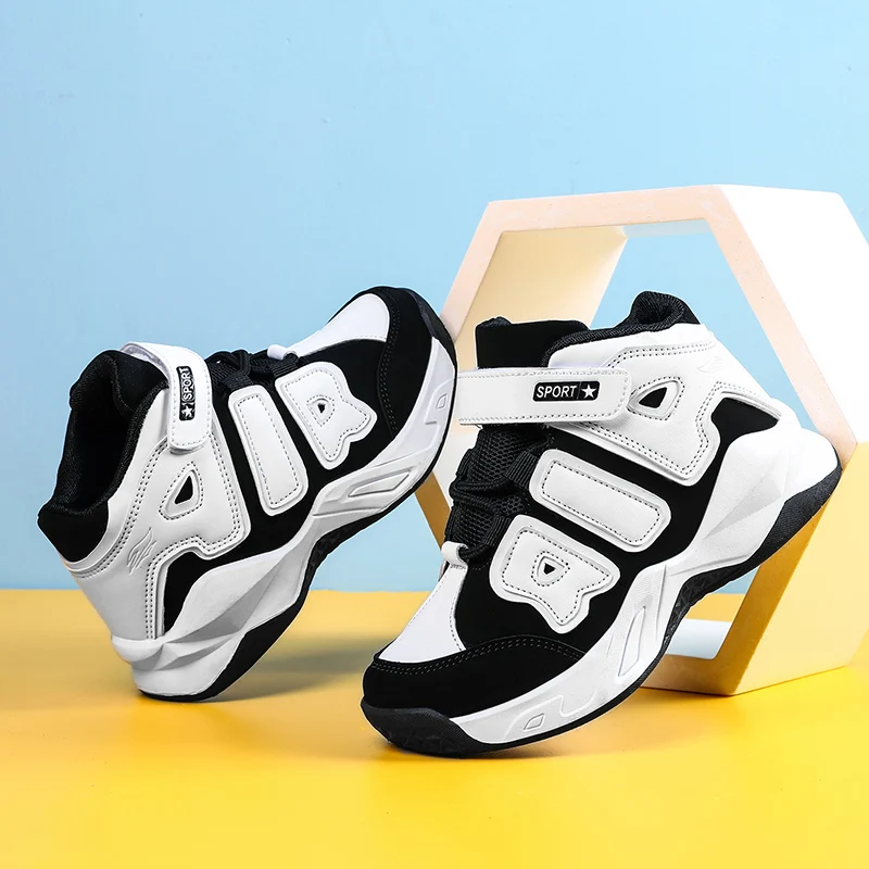 Новый стиль мальчиков Сникеры Сезон лето Обувь с высоким берцем для детские