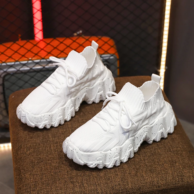 

Women's Sports Shoes Sneakers Women Shoes Super Light Chunky Shoes Women Bottom Platform Footwear Height Leisure Female Trainers