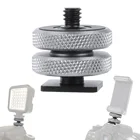 BGNing 38 14 штатив-Трипод винт для крепления адаптера внешней вспышки крепление-адаптер для горячего башмака с двойным слоем для освещения светодиодный DSLR SLR Горячий башмак для студийной фотосъёмки аксессуары