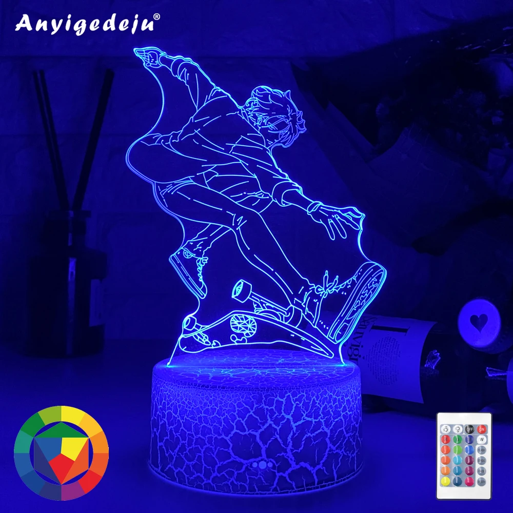 

3d Led Night Light Lamp Anime SK8 The Infinity Langa for Bedroom Decor Light Kid Brithday Gift Table Lamp Manga SK8 The Infinity