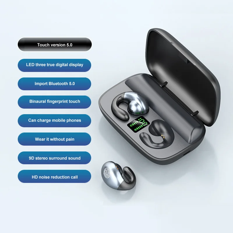 

Беспроводная Bluetooth 5,0 гарнитура S19, TWS наушники, мини-наушники, стереонаушники