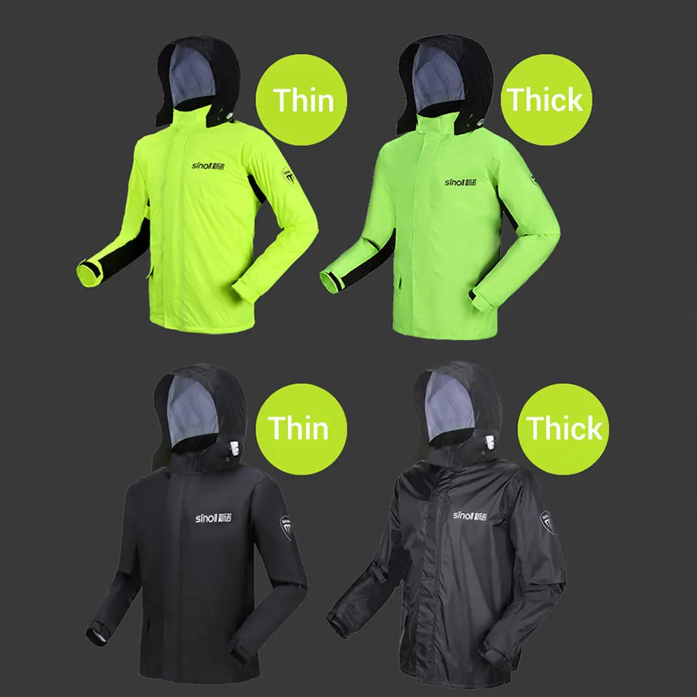 Мотоциклетный дождевой костюм водонепроницаемый дождевик + дождевые штаны