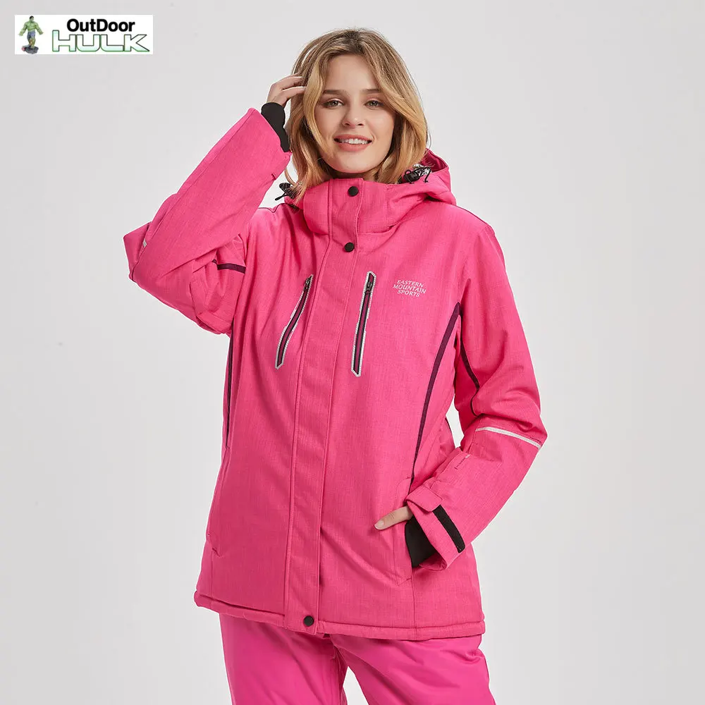 

Brands Ski Jacket Women Winter Thicken Waterproof Windproof Super Warm Female Coat Outdoor Women Skiing And Snowboarding Jacket