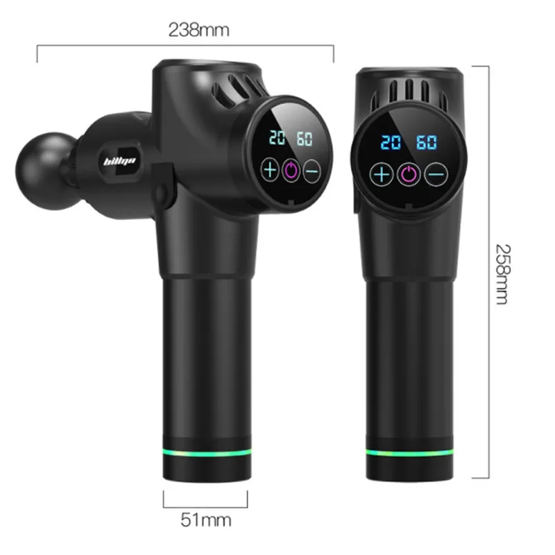 

Muscle Massage Gun Therapy Massage Gun 4 Massage Head 30 Gear Adjustment Muscle Relaxer Massager Body Relaxation Slimming