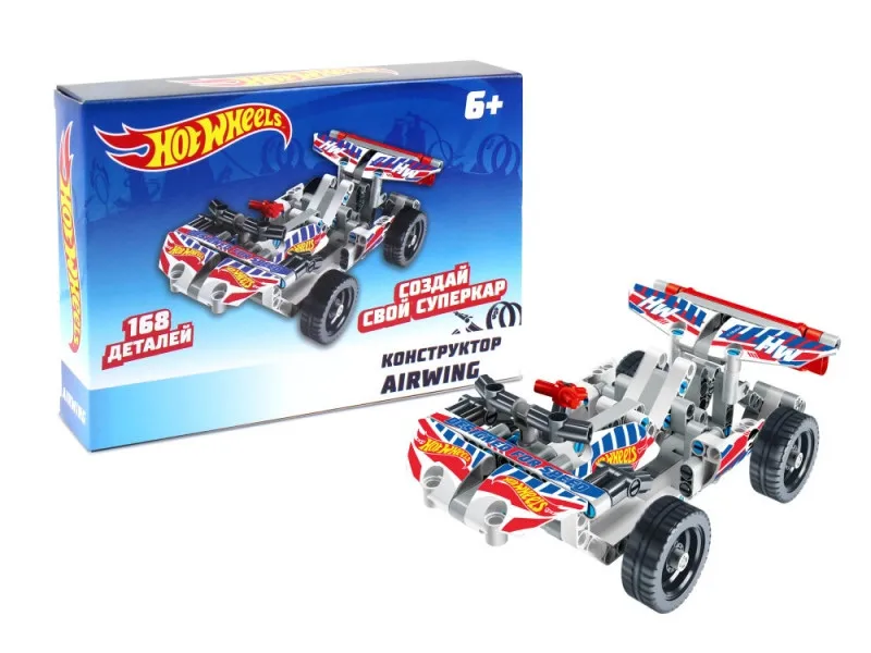 Hot Wheels Конструктор Airwing 168 деталей Т15405 1TOY OneToy|Блочные конструкторы| |