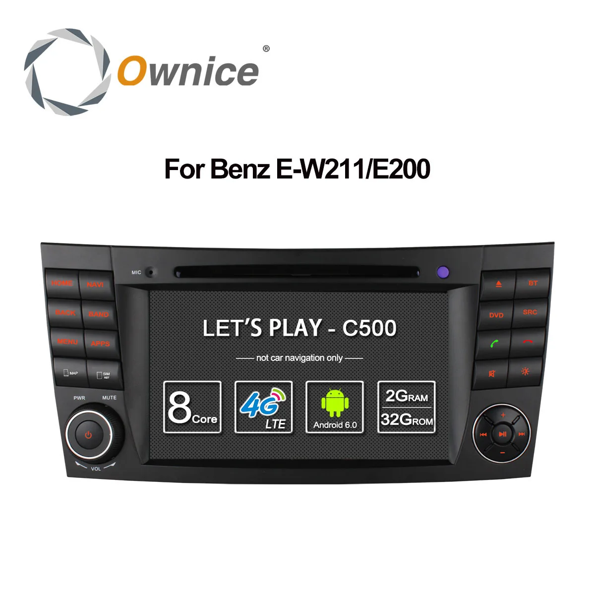 4G SIM LTE Android 6 0 Octa 8 Core 1024*600 автомобильный DVD плеер для Mercedes E Class W211 W209 W219 WIFI радио GPS 2