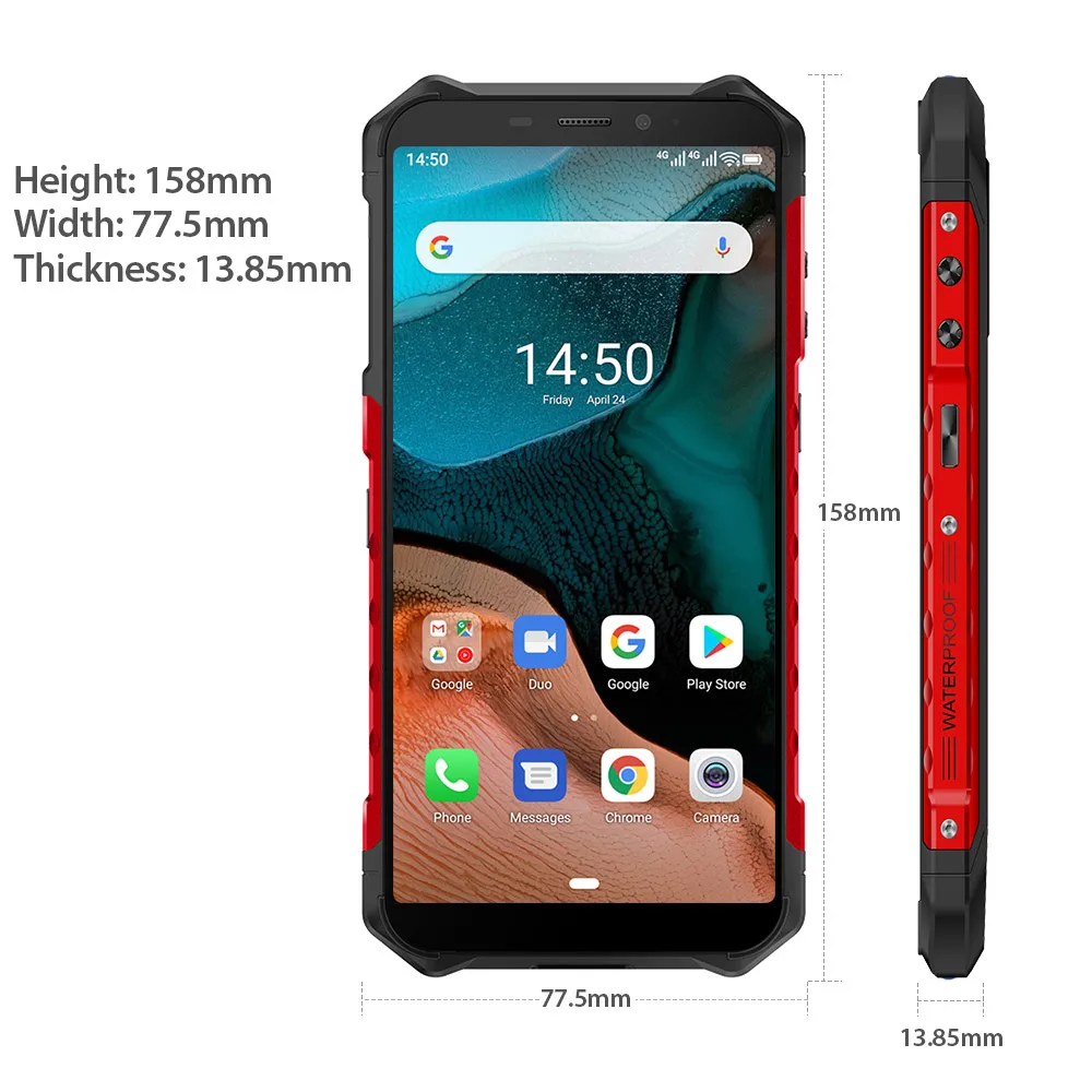 Ulefone Armor X5 Smartphone Android 10 MT6762 Octa Core Ip68 Rugged 4G LTE Mobile Phone Waterproof Cell 3GB 32GB NFC | Мобильные