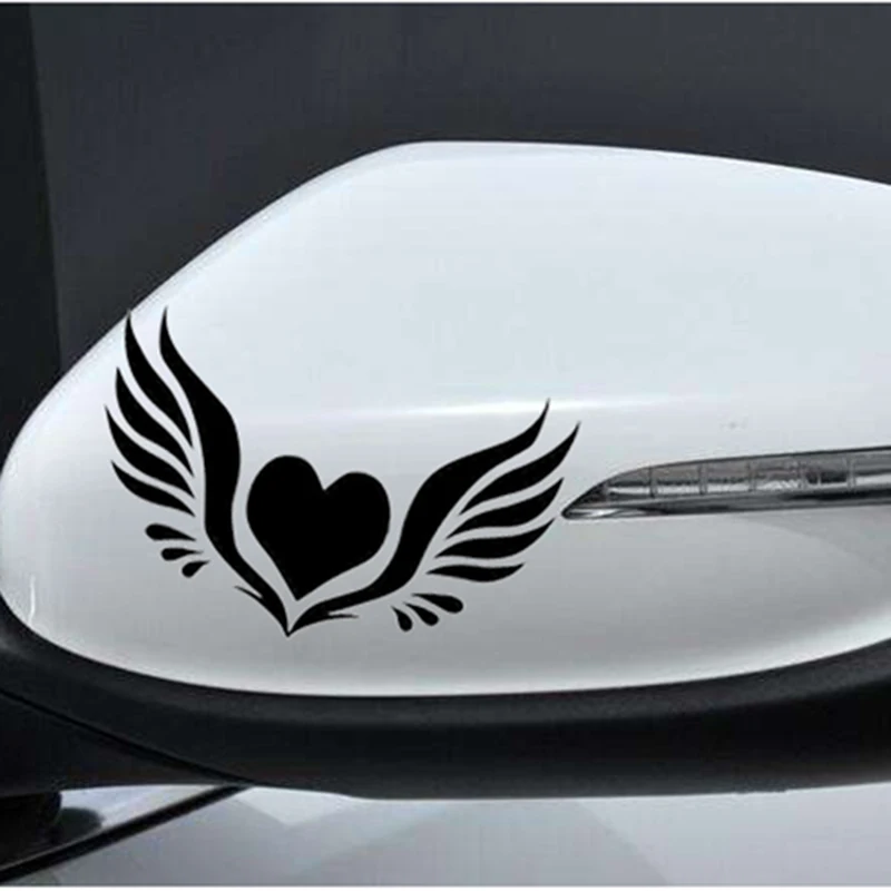 Стайлинг автомобиля крылья ангела сердце домашний декор автомобиль задняя