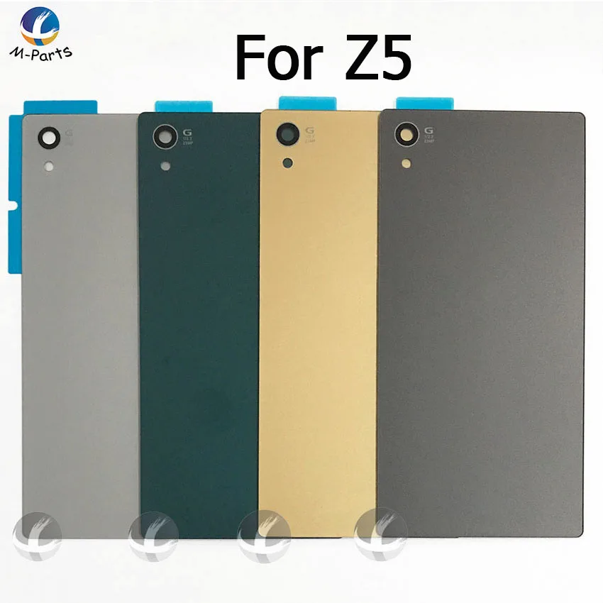 Задняя стеклянная крышка корпуса для Sony Xperia Z5 E6603 E6633 E6653 E6683 Крышка батареи +