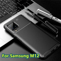 for cover samsung galaxy m12 case for samsung m12 capas shockproof armor phone bumper soft tpu cover for samsung m12 fundas 6 5