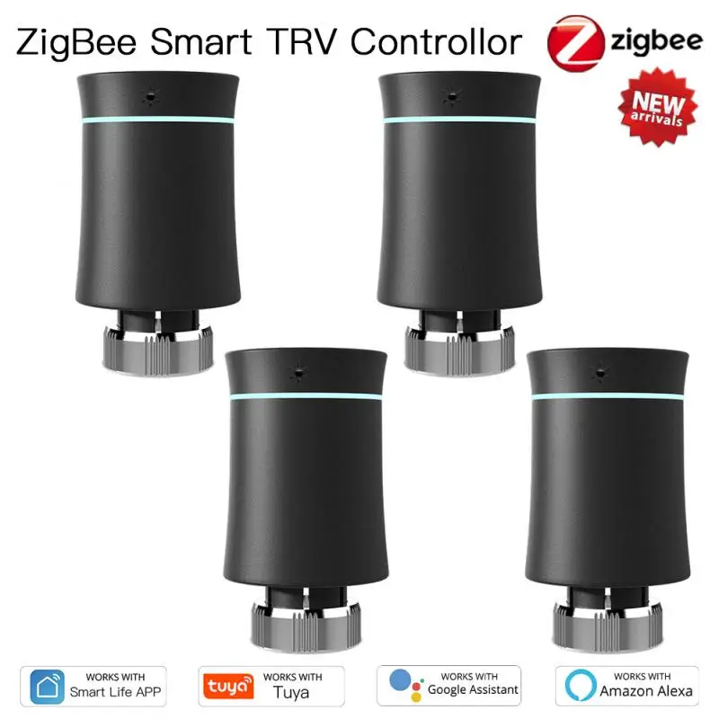 

Привод радиатора Tuya Smart ZigBee, программируемый термостатический клапан радиатора с поддержкой Alexa