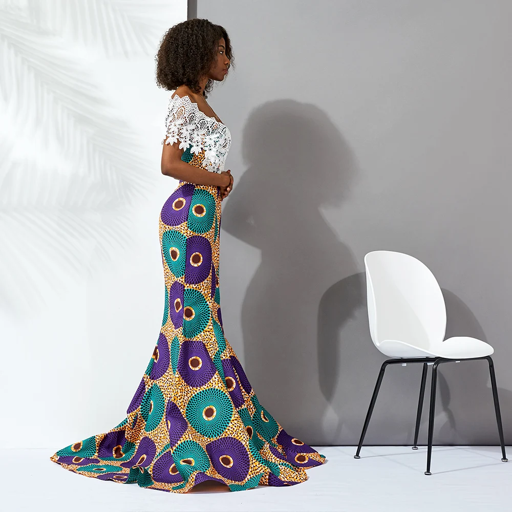 

African dresses for women long dresses Couples clothe Africa Ankara print lace dresses women maxi dress Africa wedding dresses