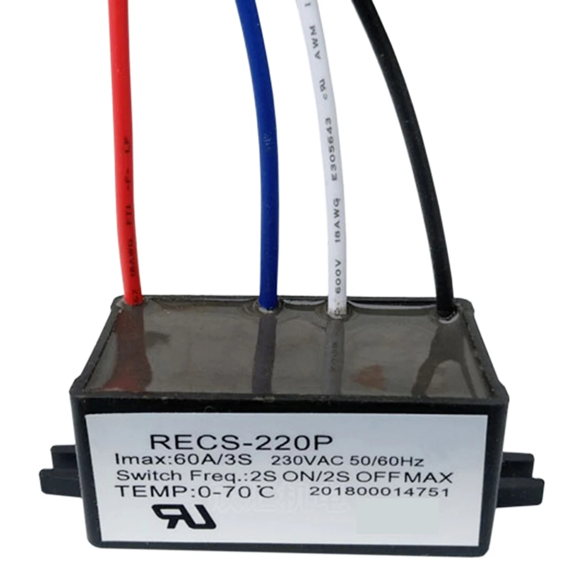 RECS-205P RECS-220P RECS-240P 30A 60A 120A Electronic Centrifugal Switch Intelligent Single-phase Motor Starter Switches Parts |