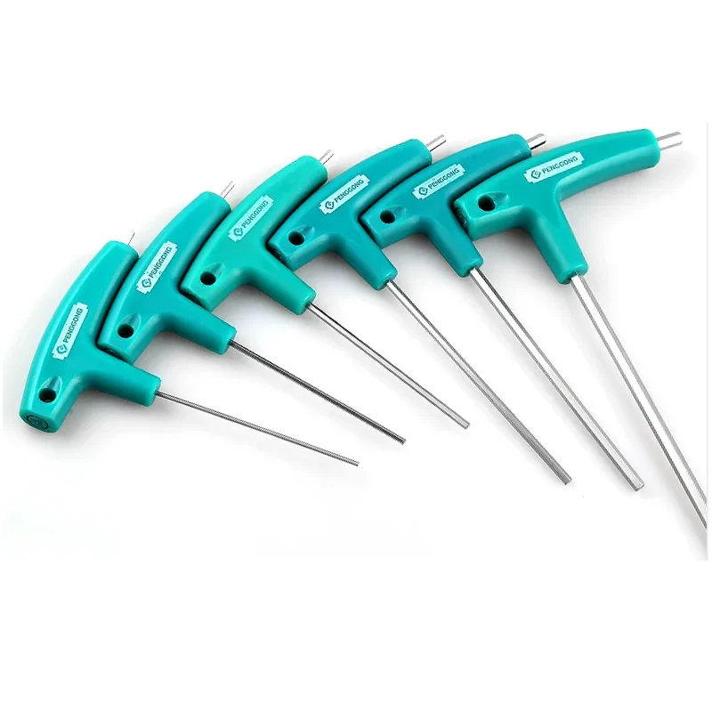 

Allen Wrench Screwdriver, 1.5/2/2.5/3/4/5/6/8/10 Hand Tool, T-Handle 1 Hardware Repair Tool