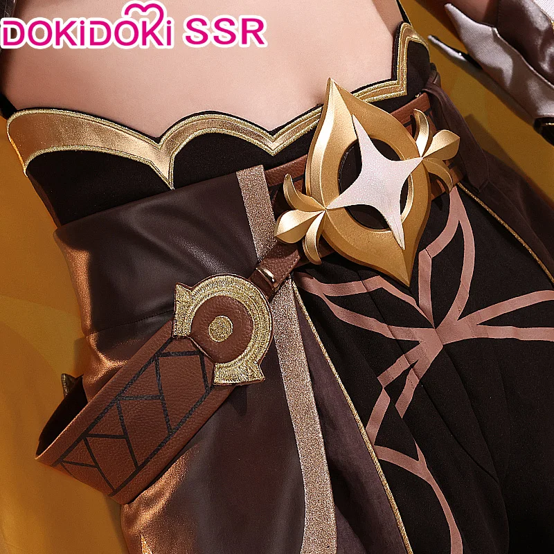 PRE-SALE DokiDoki-SSR Game Genshin ударопрочный костюм путешественника Aether Косплей Хэллоуин