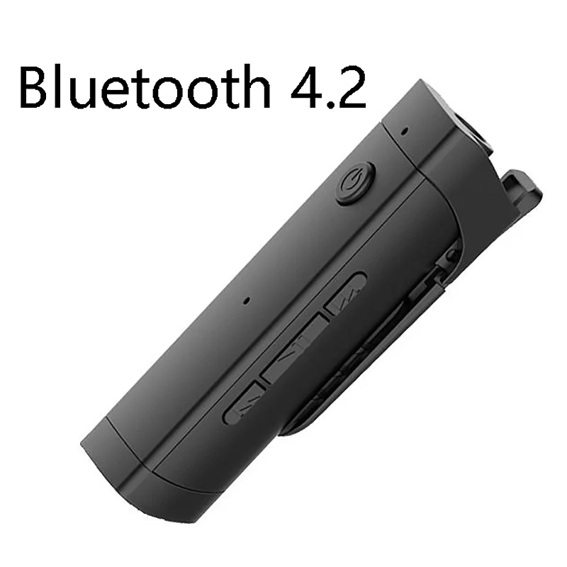 

07A Bluetooth Audio Receiver Bluetooth 4.2 Wireless Lavalier Audio Receiver Transmitter Adapter Black