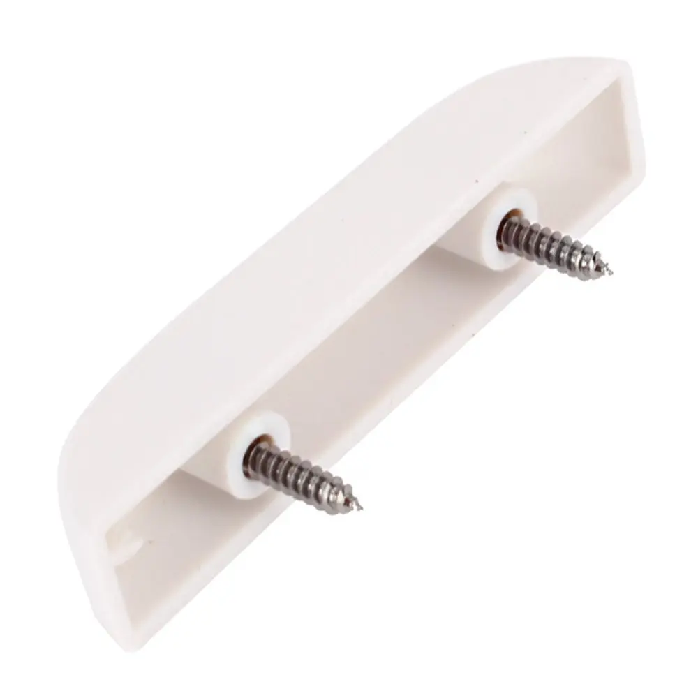 

High Quality White Plastic 2 Hole Thumb Rest With 2pcs Mounting Screws For Bass Guitar Parts Accessories