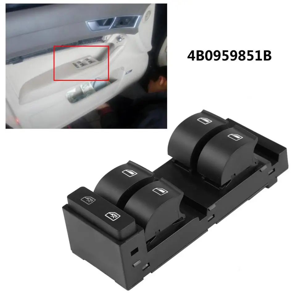 Переключатель управления окном автомобиля для Audi A6 S6 C5 1998 1999 2000 2001 2002 2003 RS6 2004