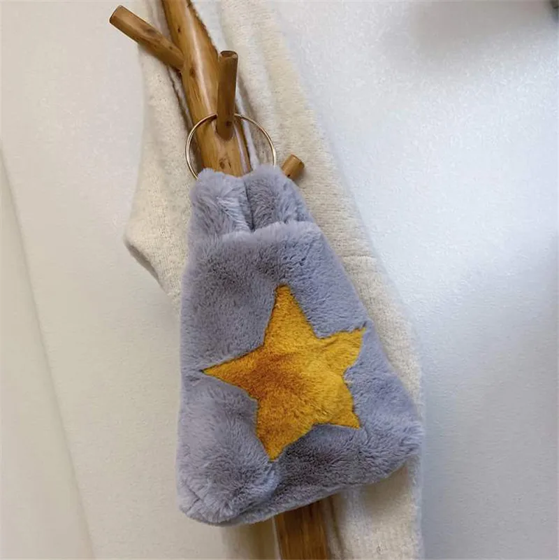 Новинка 2020 Модный зимний женский портфель из меха кролика Рекс сумка женская