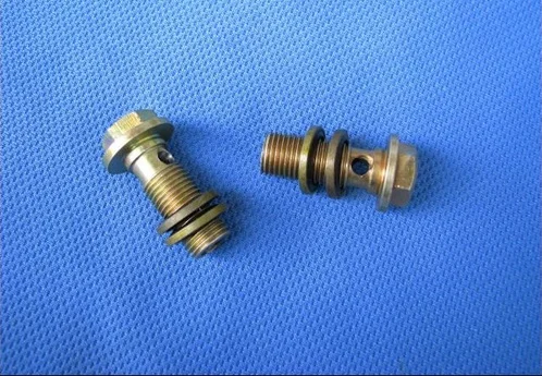 

5 шт. аксессуары для мотоцикла Радиатор масляный радиатор специальный полый винтовой соединитель M12X1.25 / M10X1