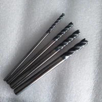 6 8 10 12mm d6 1240d6150 4 flutes hrc45 flat square end mills milling cutters cnc spiral router bits carbide cutter cnc tools