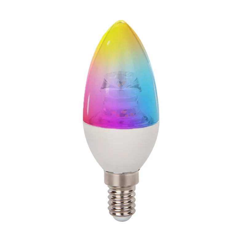 Светодиодсветильник настольная лампа в форме свечи с Bluetooth для гостиной Е14