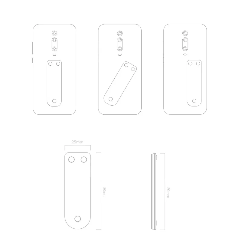 Xiaomi Mijia Freefinger палец кольцо держатель Многофункциональный модный мобильный телефон кольцо кронштейн кожаная поверхность портативный хранения
