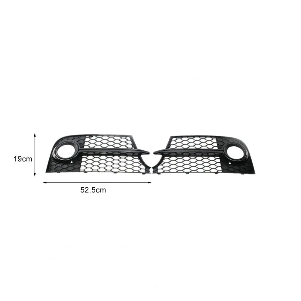 

L/R Fog Lamp Grille Sturdy Black Fog Light Grill 8J0807682K 8J0807681K for Audi TTS 11-14 Car Accessories Supplies Goods
