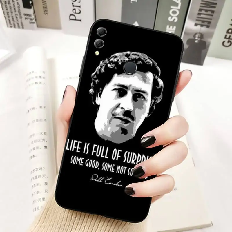 TOPLBPCS Pablo Escobar Lovely Phone Case for Huawei Honor 10 i 8X C 5A 20 9 30 lite pro Voew V30 | Мобильные телефоны и