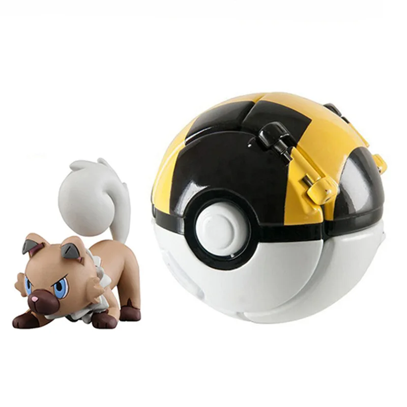 Genuine Pokeball Pokemon Balls Anime Figure Action Pikachu Collect game go Model doll Toys boy kids child Birthday Gift | Игрушки и