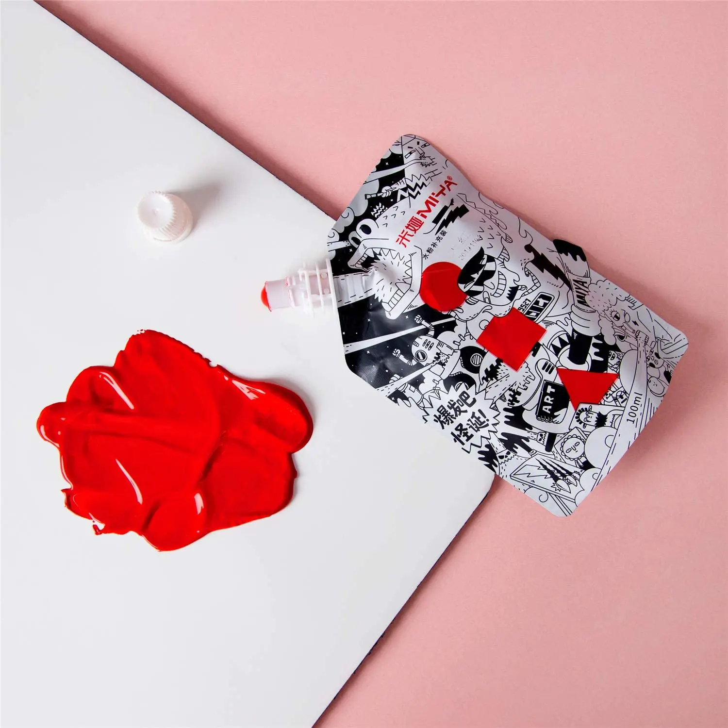 Акварельная краска для гуаши MIYA HIMI (100 мл/уп.) CC Bag Design Paint s портативная художника