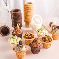 yomdid 30pcsset muffin cups cupcake cake cup box pastry dessert mold tray formal hat shape greaseproof paper cup cake tools