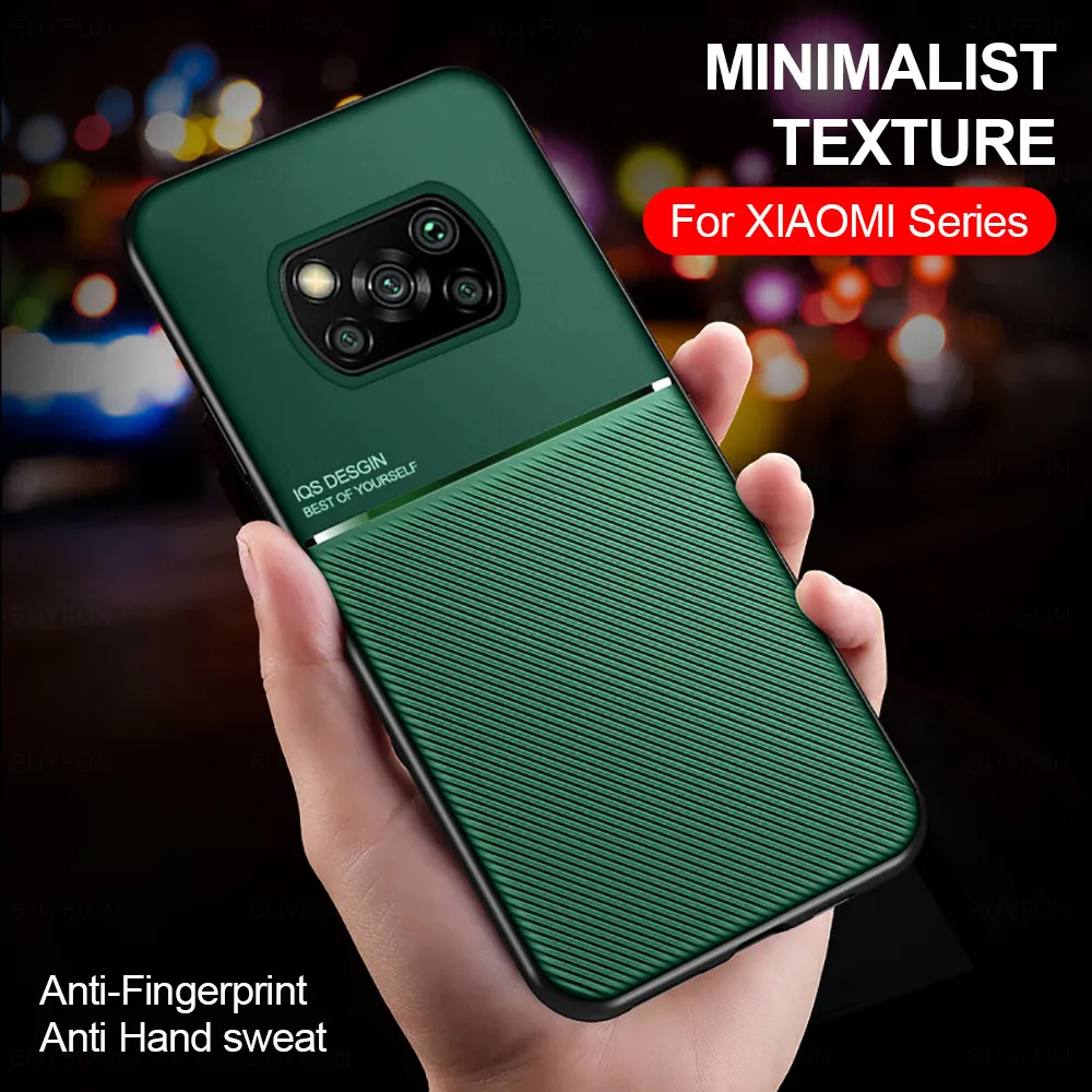 Кожаный Автомобильный Магнитный чехол-держатель для Xiaomi POCO X3 X 3 POCOX3 NFC 6 67