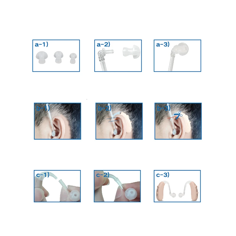 

Hearing Aid Tube Acoustic Tube Replacement Earpiece Air-Tube Hearing Aids Accessories Hearing Tube Hear Tube