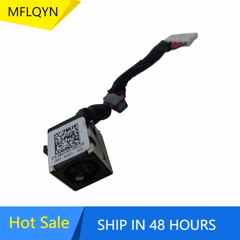 Dc Jack кабель для ноутбука Dell Latitude 7440 7450 E7440 E7450 Замена 6KVRF 06KVRF VAUA0 DC30100MF00|Компьютерные