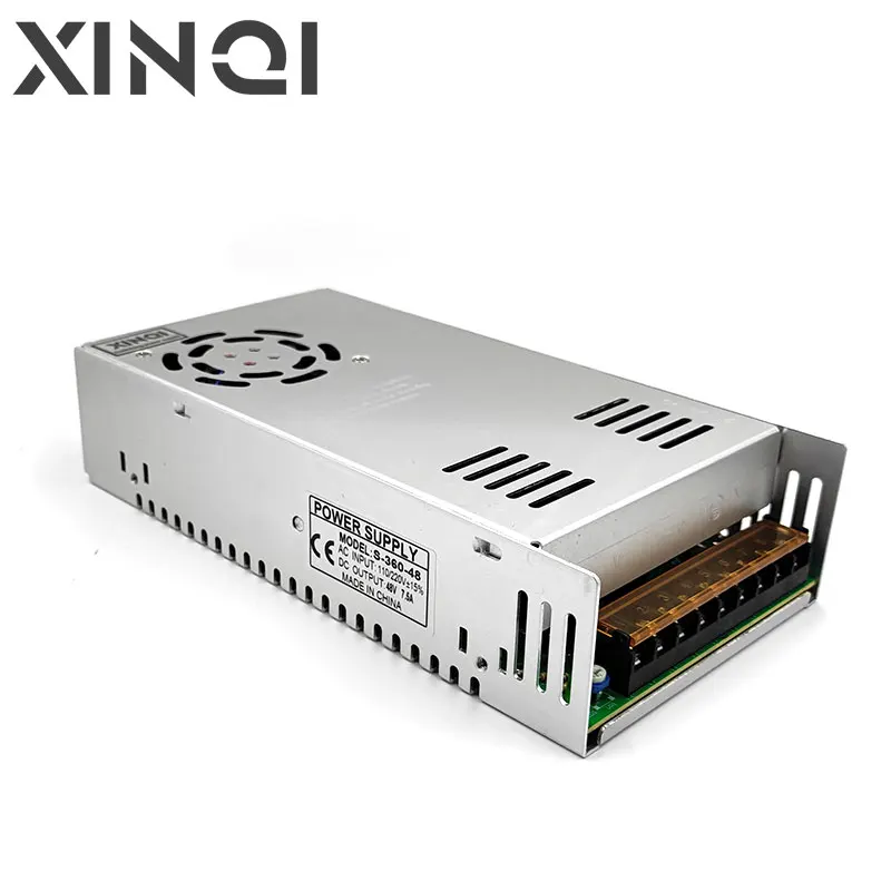 

S-360-48 360 Вт 48 в пост. Тока 110 а одиночный групповой импульсный источник питания AC 220 В/в DC 48 В