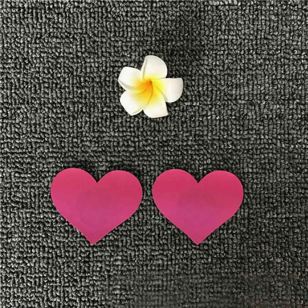 Наклейка на груди в форме сердца женское сексуальное белье одноразовые