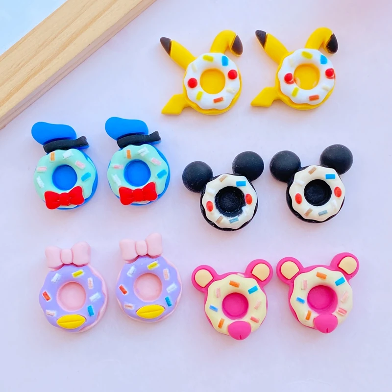 

10pcs New Mixed Cartoon Animal Flat Back Cabochon Crafts Clothing DIY Scrapbooking Accessories