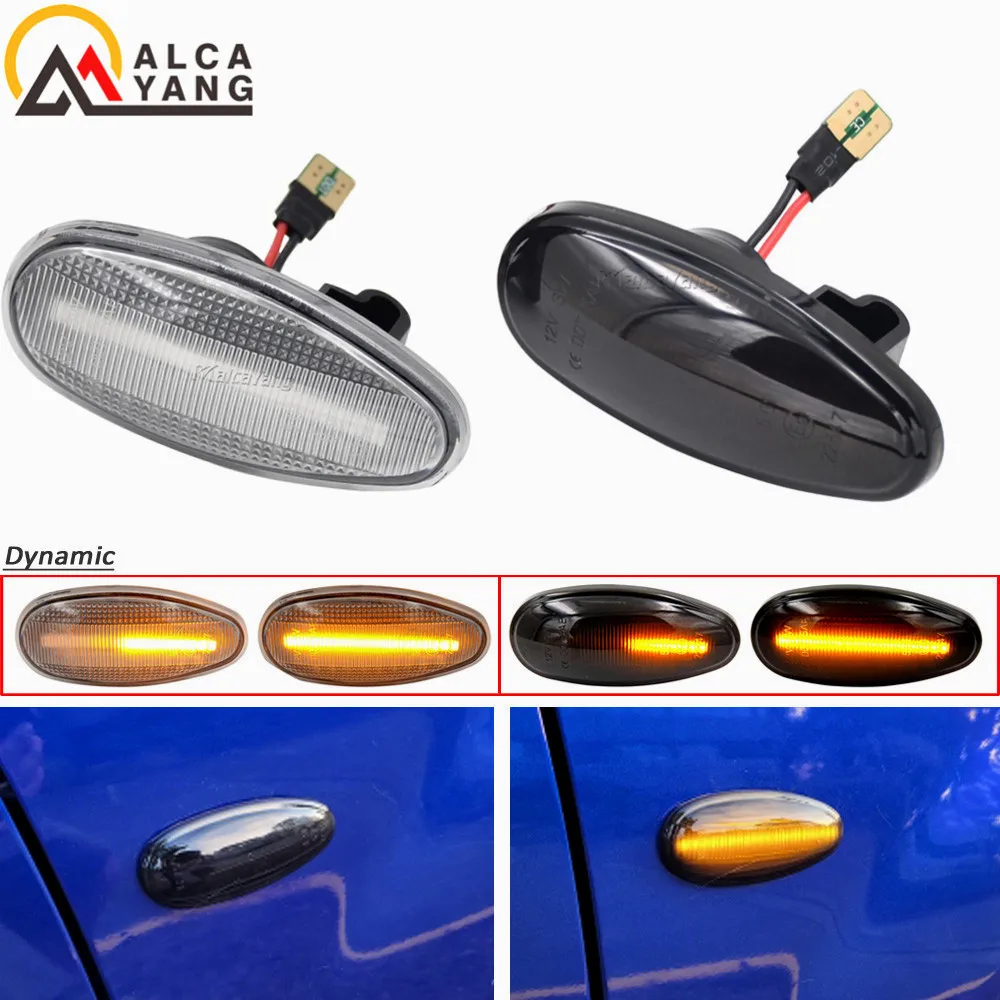 

Dynamic LED Side Marker Lamp Turn Signal Blinker Lights For Mitsubishi Lancer 8 Montero 3 Pajero 3 Outlander 1 Delica 4 i Miev S