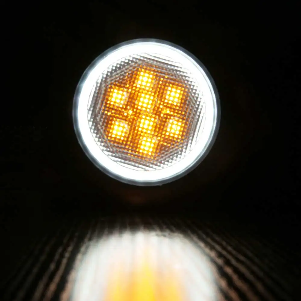 С DRL желтым передним запасным сигналом крыла в сборе с прозрачным объективом для