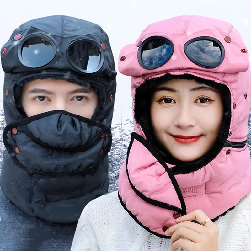 Горячая Распродажа 3 шт./компл. модная утолщенная теплая шапка в 1 зимние шапки для