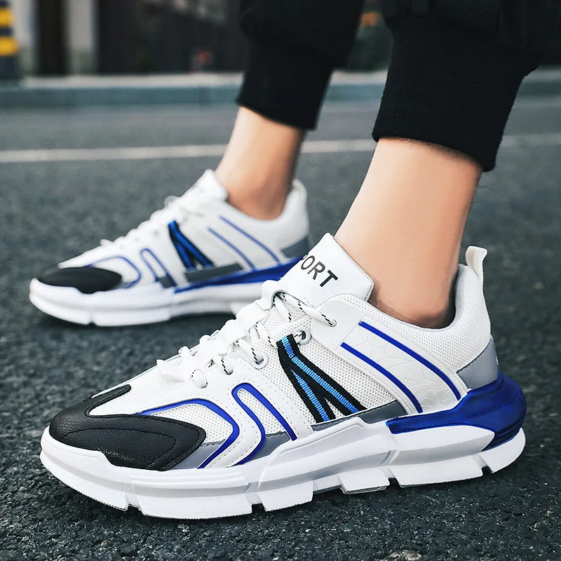 Новинка 2020 мужская повседневная обувь уличная спортивная для бега стильные