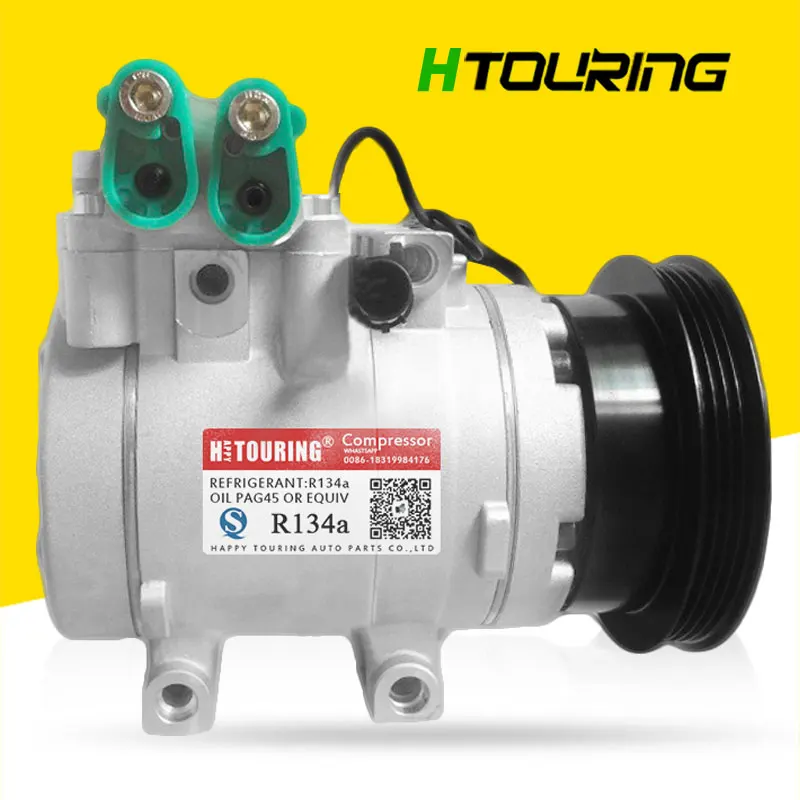 

HS15 AC Compressor for Hyundai Elantra Tiburon Matrix 97701-2D100 97701-2E000 97701-09000 97701-2C100 F500CD1BA05 F500NA5BA02